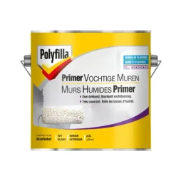 Polyfilla Primer Vochtige Muren Wit 2,5L