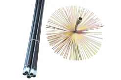 Practo Veegset Borstel + Stok Metaal O25Cm 7M