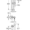 Precision Flow Thermostatische Douchekraan 1/2" Met Doucheset, Chroom