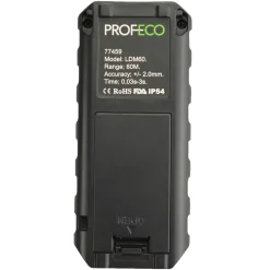 Profeco Laser Afstandsmeter 60 Meter - Incl. Hoes En Batterijen