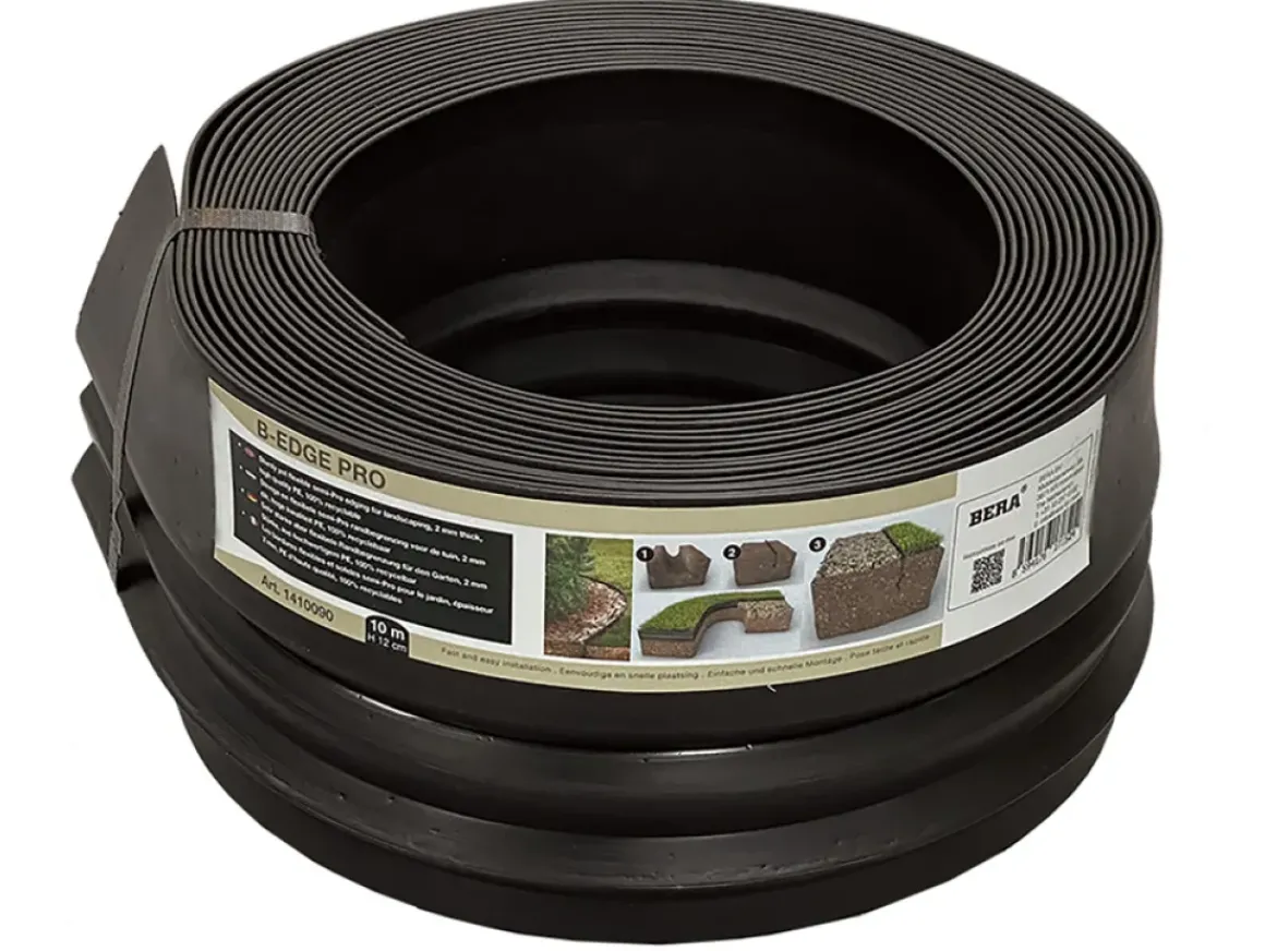 Professionele Kunststof Randbegrenzing B-Edge Pro 10M - Zwart