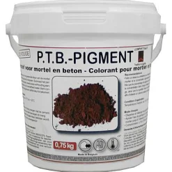 Ptb Kleurstof Voor Mortel En Beton Rood 0,75 Kg