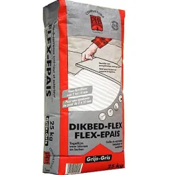 Ptb Tegellijm 'Dikbed Flex' Grijs 25Kg