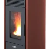 Qlima Pelletkachel Viola 85 S-Line Rood