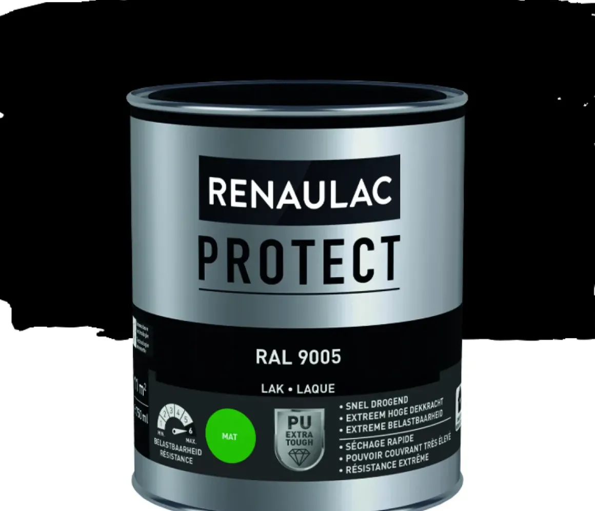 Renaulac Lak Protect Ral9005 Mat 750Ml
