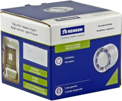 Renson 7121 Kanaalventilator O100Mm Wit