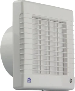 Renson 7231T Badkamerventilator O100Mm 12V Afsluitbaar Met Timer Wit