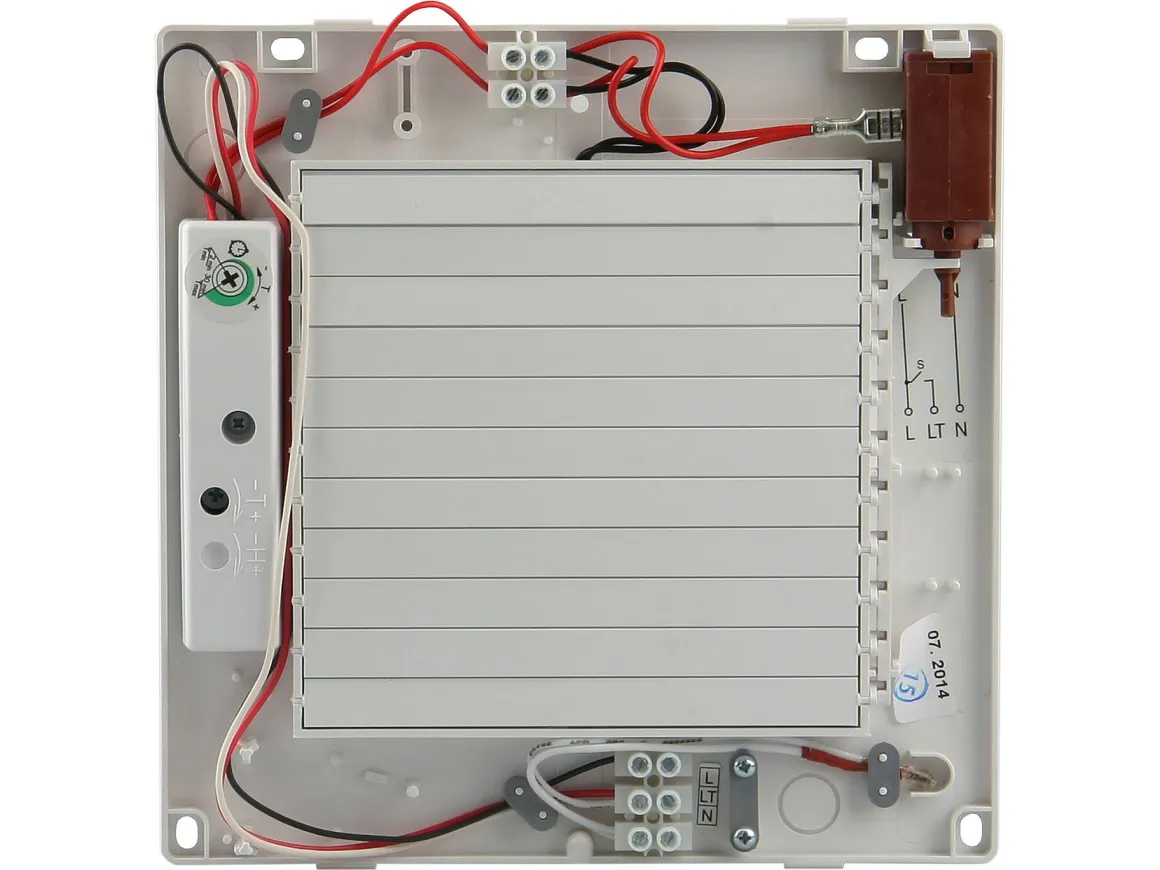 Renson 7231T Badkamerventilator O100Mm 12V Afsluitbaar Met Timer Wit