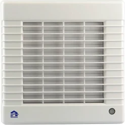 Renson 7231T Badkamerventilator O100Mm 12V Afsluitbaar Met Timer Wit