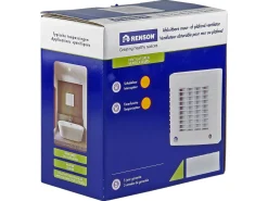 Renson 7231T Badkamerventilator O100Mm 12V Afsluitbaar Met Timer Wit