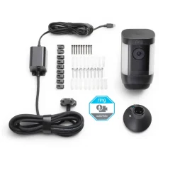 Ring Beveiligingscamera Spotlight Cam Pro - Plug-In - 1080P Hd-Video - Zwart