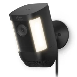 Ring Beveiligingscamera Spotlight Cam Pro - Plug-In - 1080P Hd-Video - Zwart