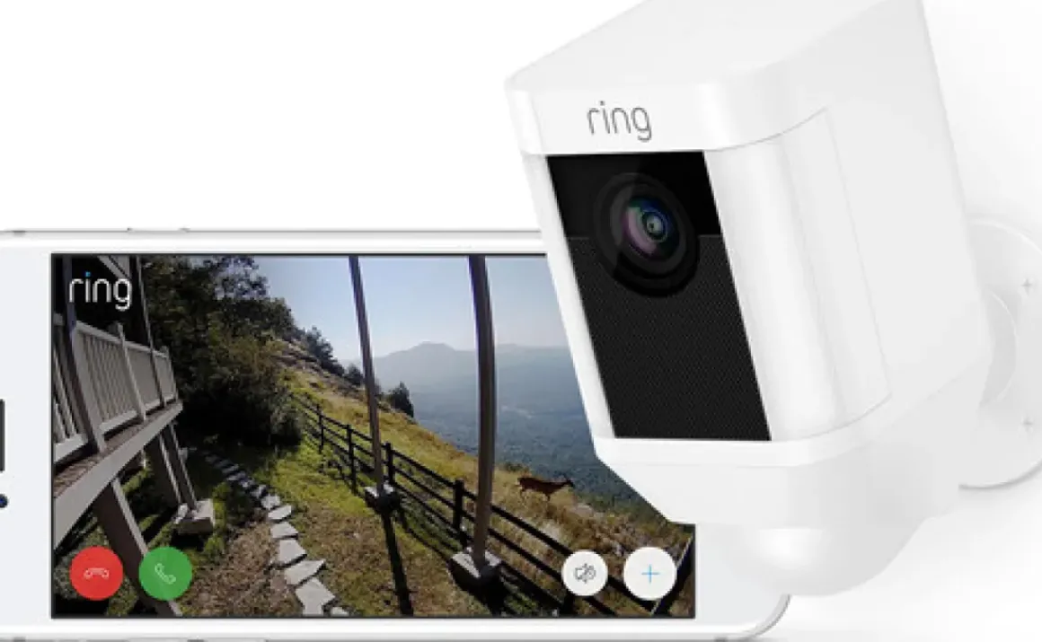 Ring Camera Spotlight Cam Battery Wit 110Db Sirene