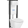 Roca Inbouwreservoir Set Heracles | Soft-Close Toiletzitting | Randloos Toiletpot