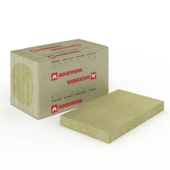 Rockwool Isolatieplaat Plus - Steenwol - Rd-Waarde 2,85M² K/W - 100Mm - 100X60Cm - 3,6M² - 6 Stuks