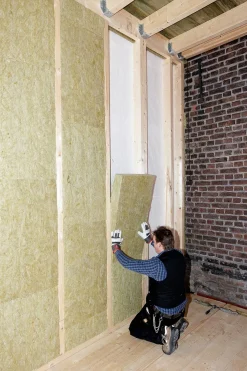 Rockwool Isolatieplaat Plus - Steenwol - Rd-Waarde 2M² K/W - 70Mm - 100X60Cm - 3,6M² - 6 Stuks