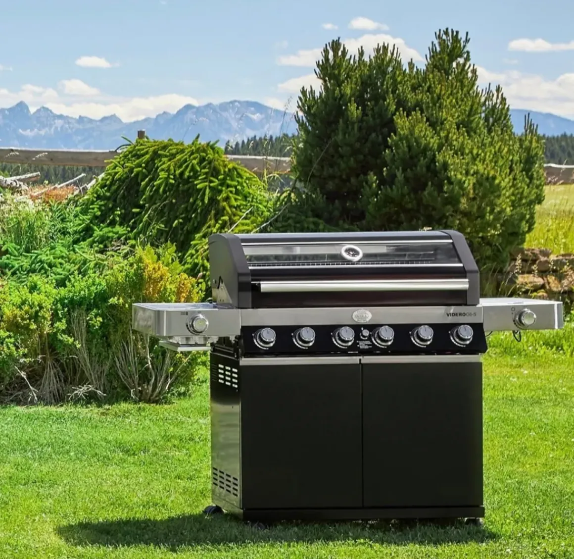 Rosle Gasbarbecue Videro G6-S Vario 30Mbar 110,5X65,5X65,5Cm
