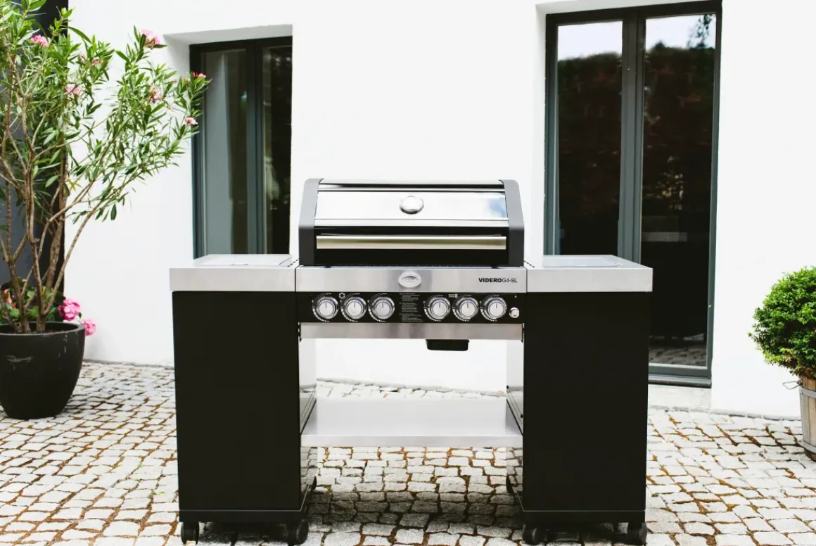 Rosle Gasbarbecue Videro G4-Sl 30Mbar 154X60X118Cm