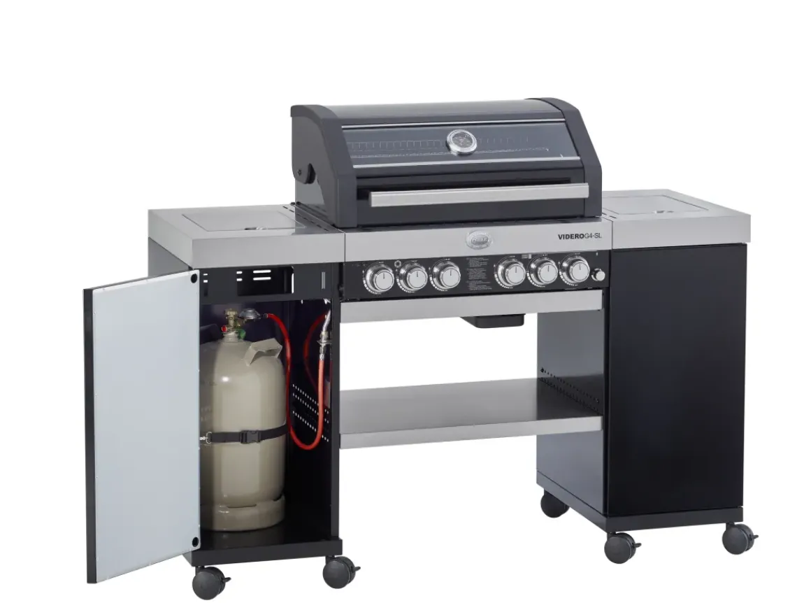 Rosle Gasbarbecue Videro G4-Sl 30Mbar 154X60X118Cm