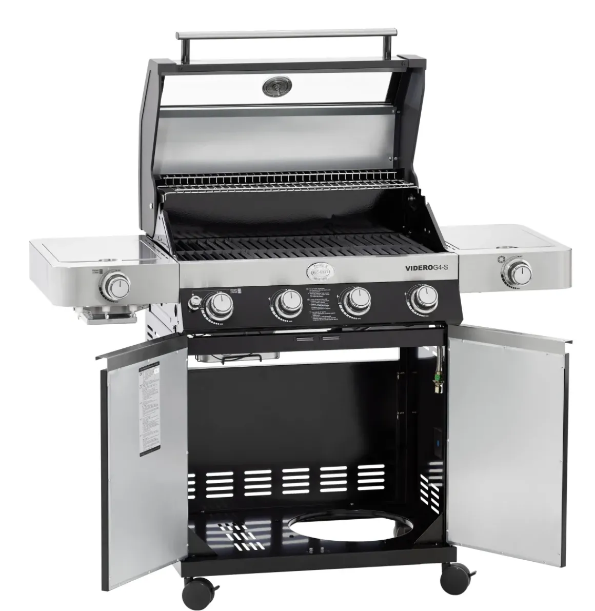 Rosle Gasbarbecue Videro G4-S Vario 30Mbar 81,5X65,5X65,5Cm