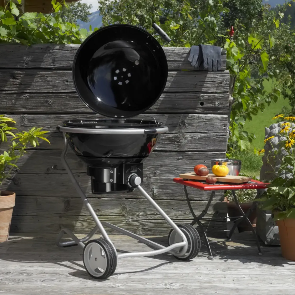 Rosle Houtskoolbarbecue No. 1 F60 Air 75X83X115Cm