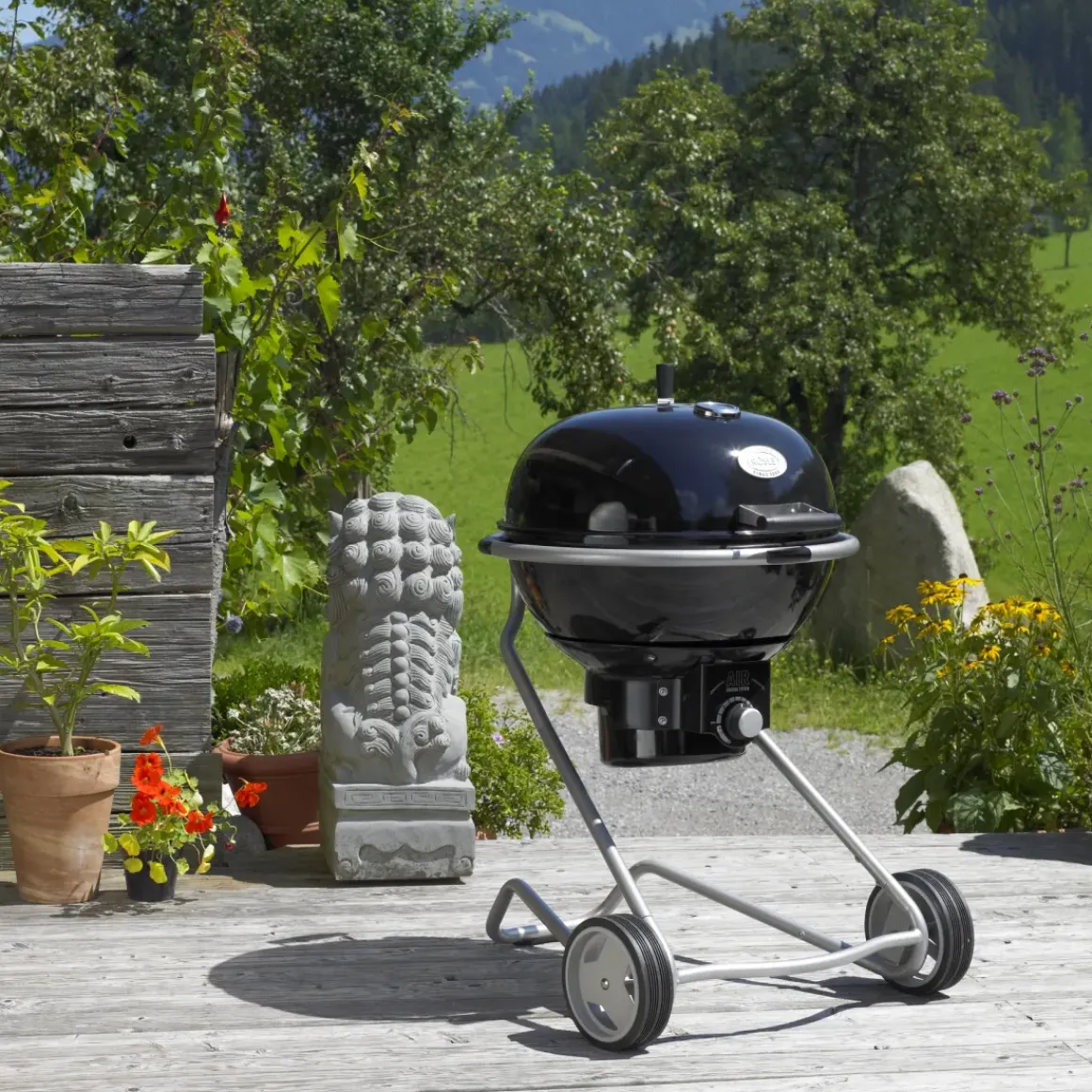 Rosle Houtskoolbarbecue No. 1 F60 Air 75X83X115Cm