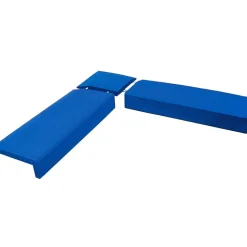 Rubber Rand Opsluitband L-Vormig - 100X40X14,5 Cm - Blauw