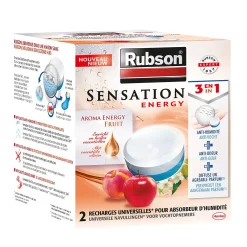 Rubson Navulling Vochtopnemer Fruit Sensation 2X300G