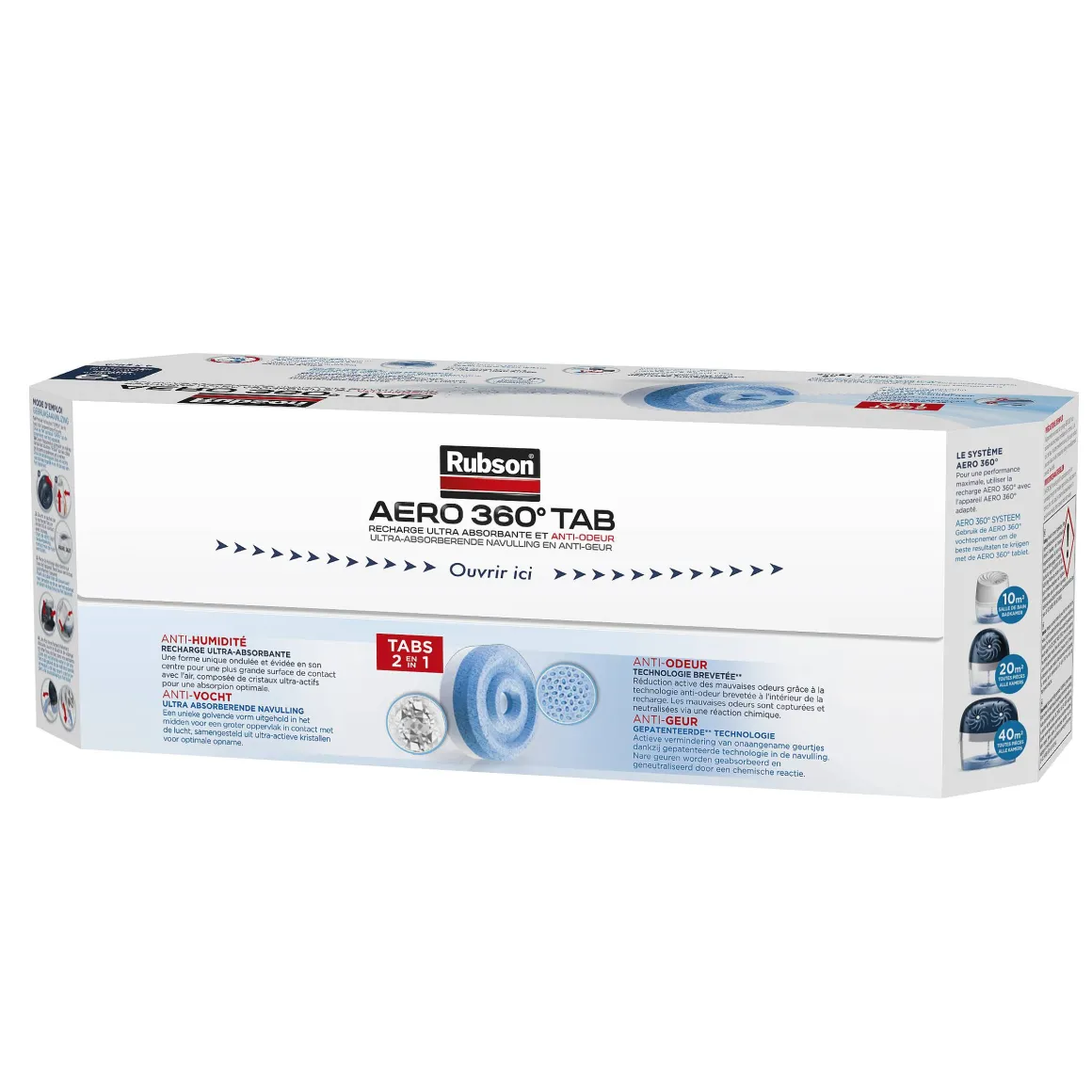 Rubson Navullingen Vochtopnemer Aero 360 Neutraal 6Stuks