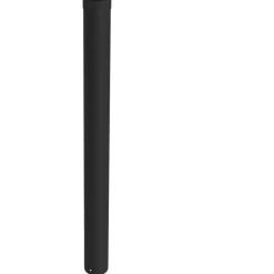 Saninstal Kachelpijp O80Mmx100Cm Zwart Geemailleerd Staal