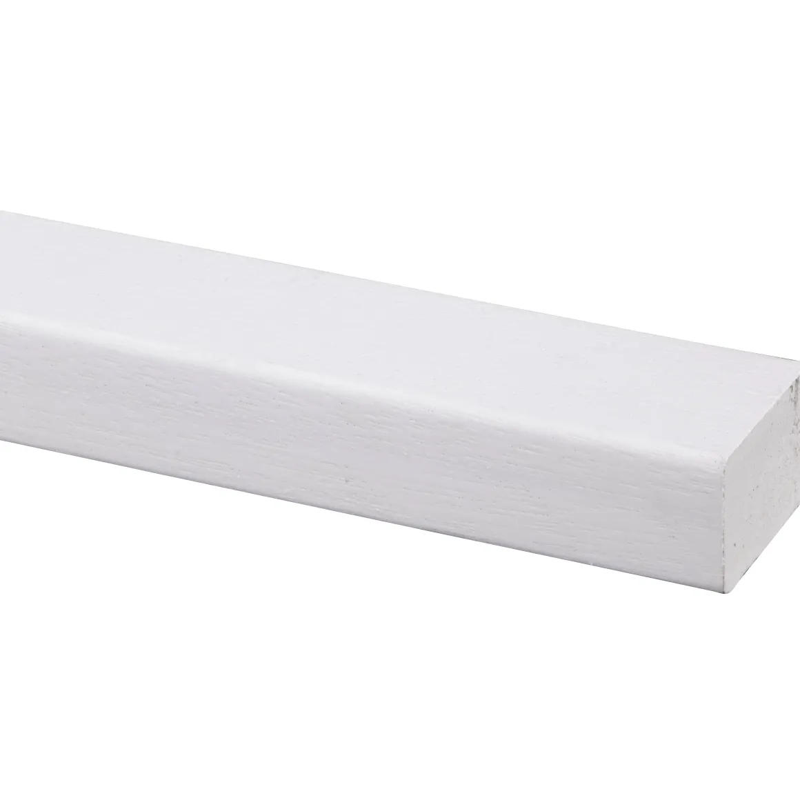 Schaaflat Hardhout Gegrond Wit 27X44Mm 210Cm