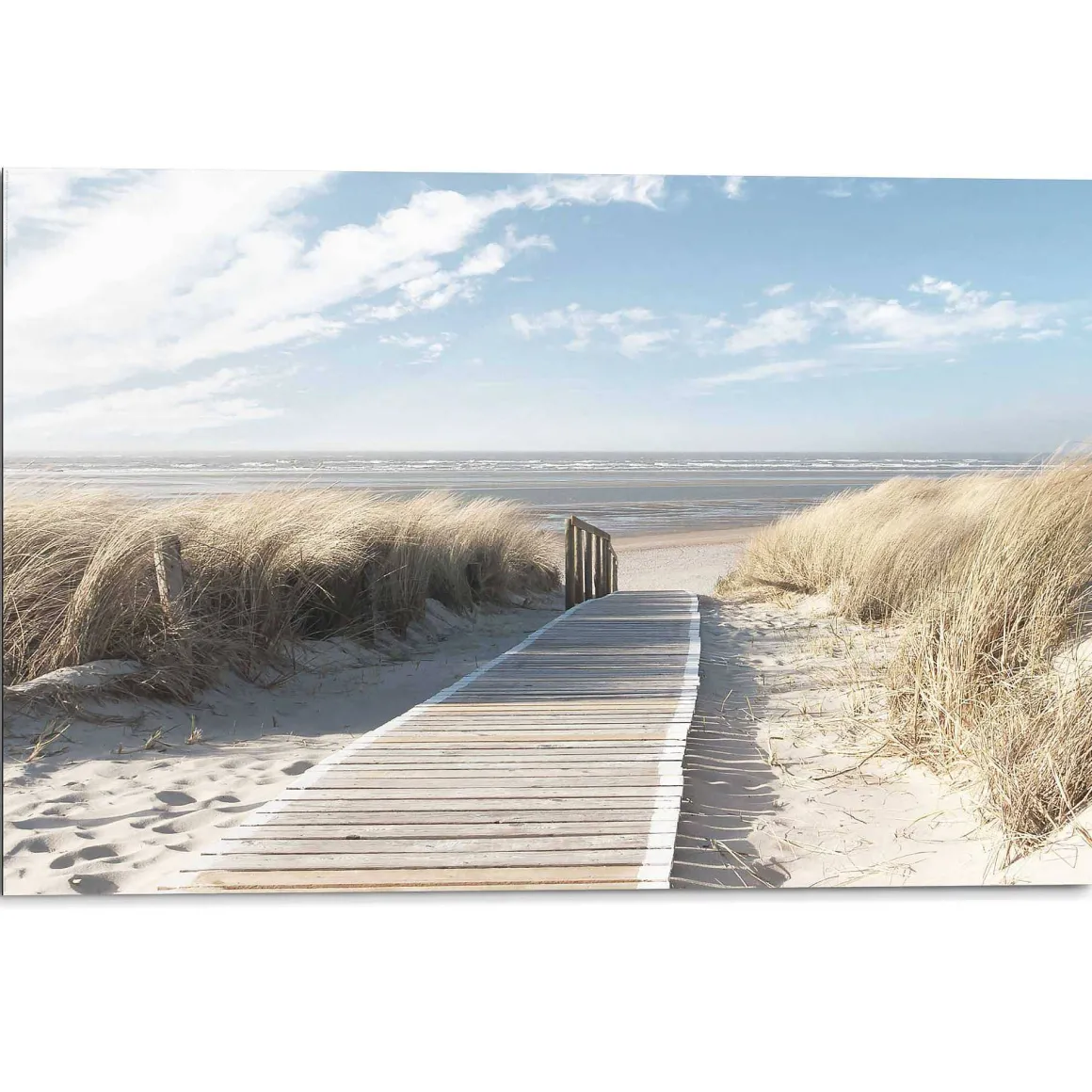 Schilderij Pad Door De Duinen Blauw 90X60Cm