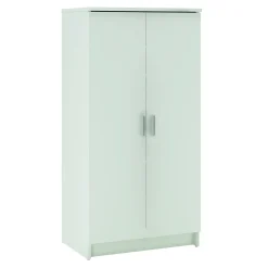 Schoenenkast Met 2 Deuren Wit