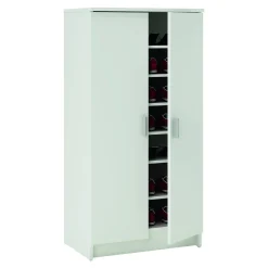 Schoenenkast Met 2 Deuren Wit