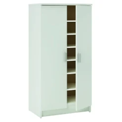 Schoenenkast Met 2 Deuren Wit