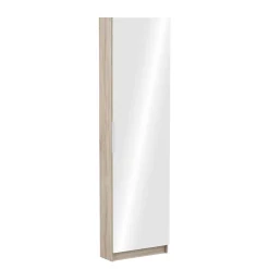 Schoenenkast Met Spiegeldeur Wit 173X50Cm