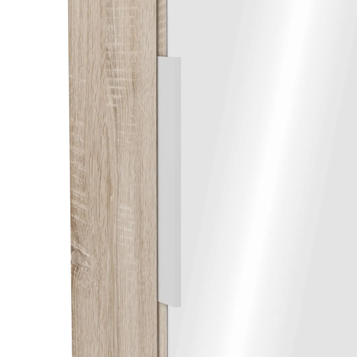 Schoenenkast Met Spiegeldeur Wit 173X50Cm
