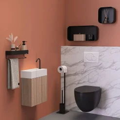 Sealskin Brix Toiletbutler Metaal Zwart