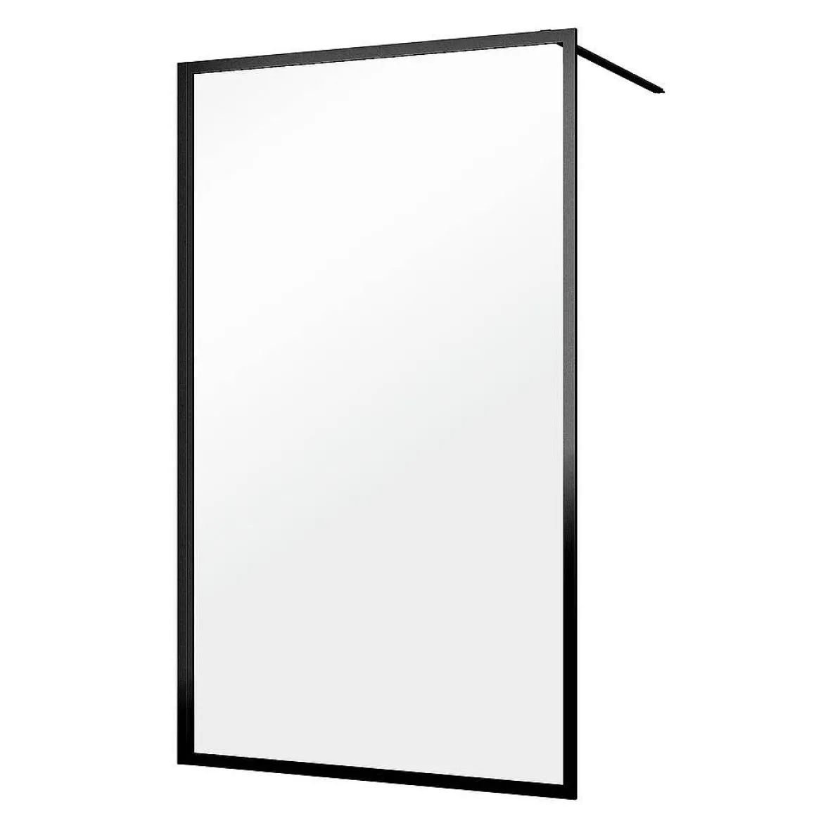 Sealskin Contour Inloopdouche Type A3 118X200Cm Zwart| 6Mm Helder Veiligheidsglas