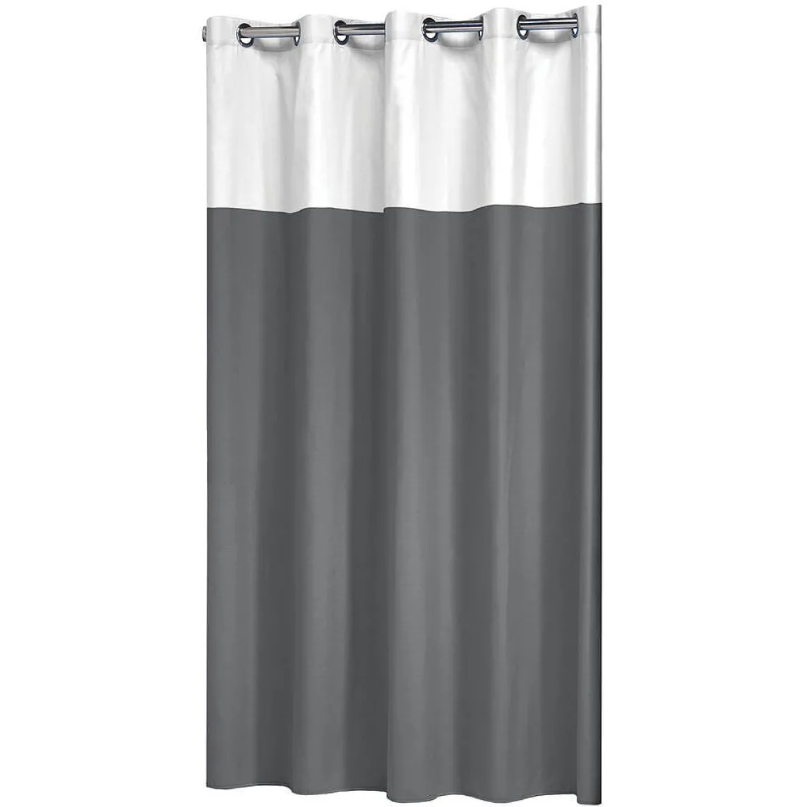 Sealskin Douchegordijn Double Polyester/Katoen 180X200Cm Grijs