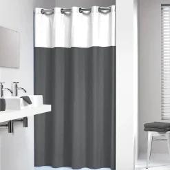 Sealskin Douchegordijn Double Polyester/Katoen 180X200Cm Grijs