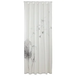 Sealskin Douchegordijn Flow 180X200Cm Polyester Zwart/ Wit