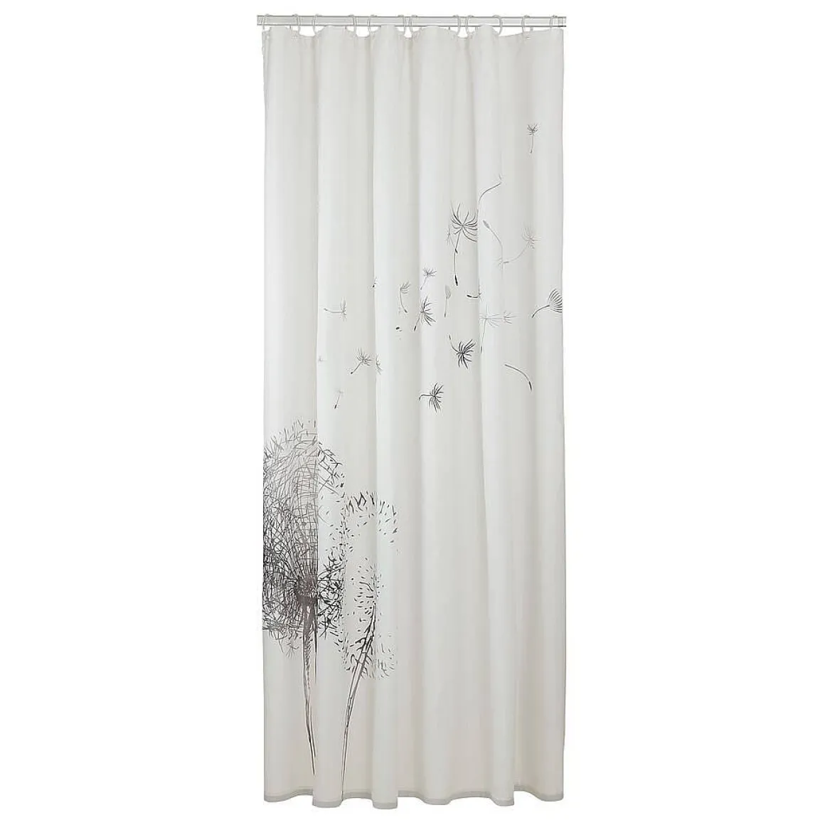 Sealskin Douchegordijn Flow 180X200Cm Polyester Zwart/ Wit
