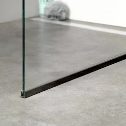 Sealskin I Am Douchewand Walk In Type A1 (Alleen Vast Deel) 300Mm Mat Zwart | 8Mm Helder Veiligheidsglas +Antikalk