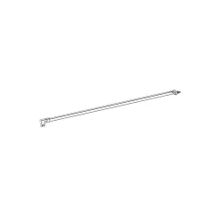 Sealskin Inc. Stabilisatiesteun 100Cm Zilver Hoogglans