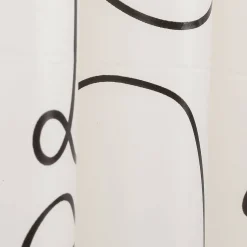 Sealskin Mind Douchegordijn 180X200 Cm Peva Zwart / Wit