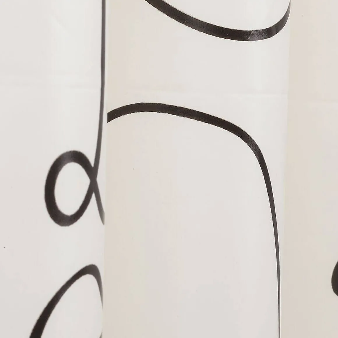 Sealskin Mind Douchegordijn 180X200 Cm Peva Zwart / Wit