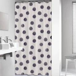 Sealskin Mood Douchegordijn 180X200 Cm Peva Blauw / Off-White