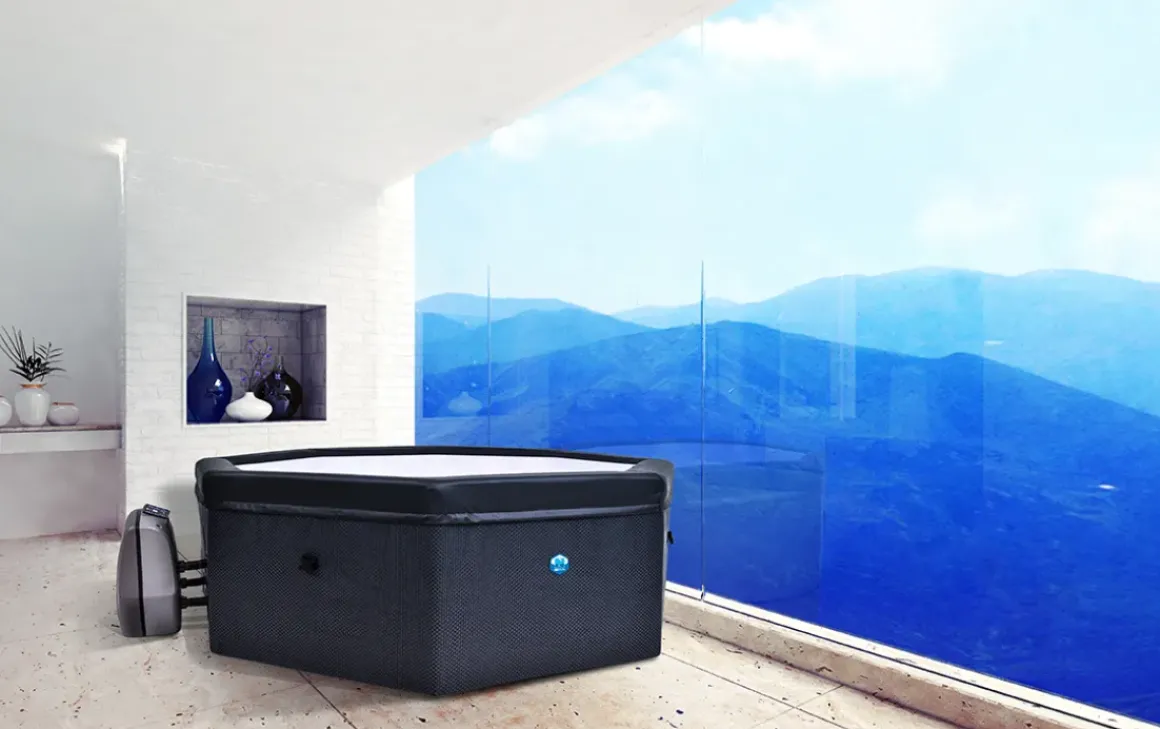 Semi-Rigide Spa Octopus 6Prs Zwart/Wit O193X73Cm
