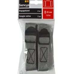 Sencys Bagageriem Multi 25Mm 1,8M 2 Stuks